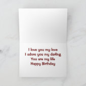 DIE VIELEN MÖGLICHKEITEN ICH LIEBE IHNEN ITALIENIS KARTE (Innenseite)