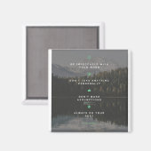 Die vier Abkommen Magnet (Vorderseite/Rückseite)