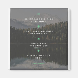 Die vier Abkommen Magnet