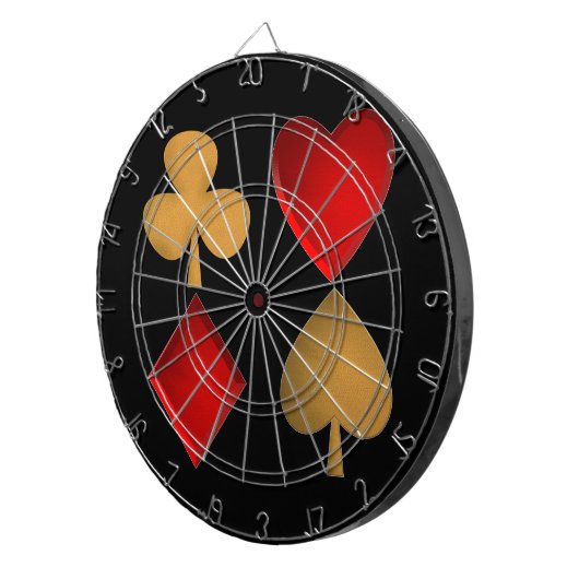 Die vier Anzug Dartscheibe (Vorderseite rechts)