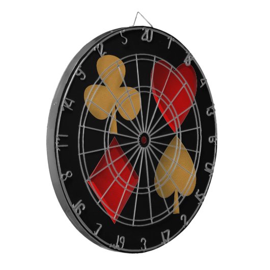 Die vier Anzug Dartscheibe (Vorderseite Links)