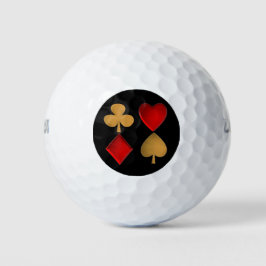 Die vier Anzug Golfball