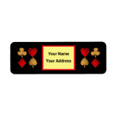 Die vier Anzüge, Personalisiert (Vorne)