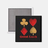 Die vier Anzüge, Personalisiert Magnet (Vorderseite/Rückseite)