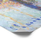 Die vier Bäume - Claude Monet Poster (Ecke)