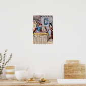 Die vier Bedingungen der Gesellschaft: Arbeit Poster (Küche)