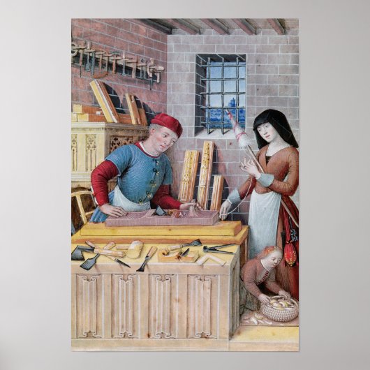 Die vier Bedingungen der Gesellschaft: Arbeit Poster (Vorne)