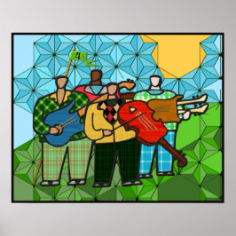 Die vier Duffers (Kunstposter) Poster