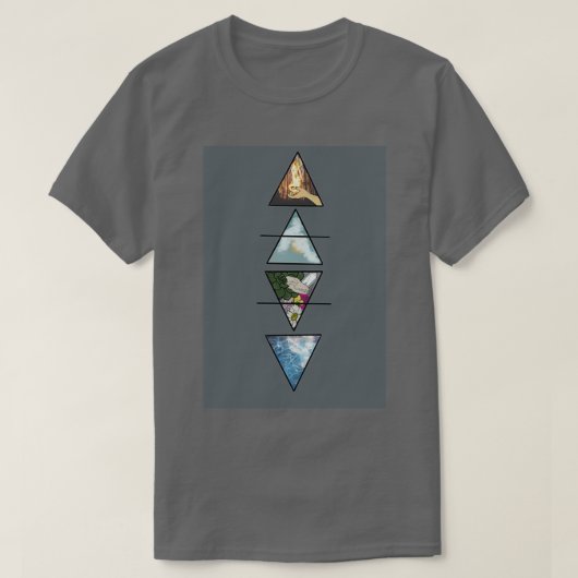 Die vier Elemente 1 T-Shirt (Design vorne)