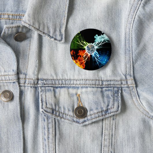 Die vier Elemente Button (Beispiel)