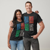 Die vier Elemente der Natur vintage T-Shirt (Unisex)
