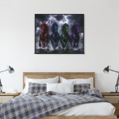 Die vier Elemente Leinwanddruck (Insitu (Schlafzimmer))