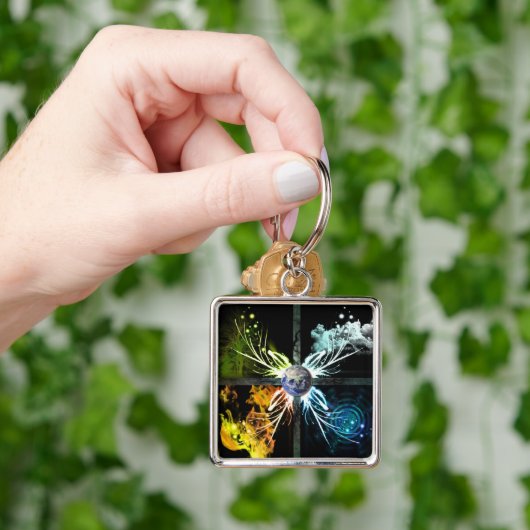 Die vier Elemente Schlüsselanhänger (Hand)