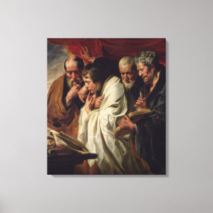 Die vier Evangelisten Leinwanddruck