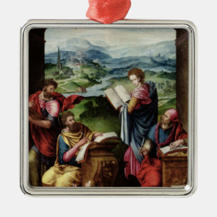 Die vier Evangelisten Ornament Aus Metall