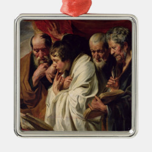 Die vier Evangelisten Ornament Aus Metall
