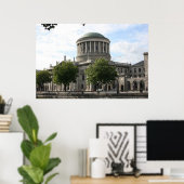Die vier Gerichte, Dublin, Irland Poster (Heimbüro)