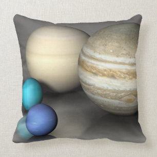 Die vier größten Planeten Kissen