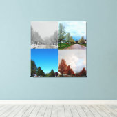 DIE VIER JAHRE LEINWANDDRUCK (Insitu (Holzboden))