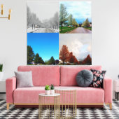 DIE VIER JAHRE LEINWANDDRUCK (Insitu (Wohnzimmer))