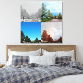 DIE VIER JAHRE LEINWANDDRUCK (Insitu (Schlafzimmer))