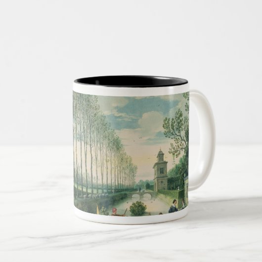 Die vier Jahreszeiten: Frühling Zweifarbige Tasse (VorderseiteRechts)