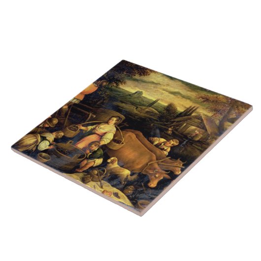 Die vier Jahreszeiten: Herbst Fliese (Seite)