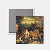 Die vier Jahreszeiten: Herbst Magnet (Vorderseite/Rückseite)