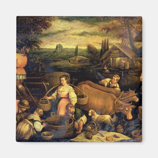 Die vier Jahreszeiten: Herbst Magnet (Vorne)