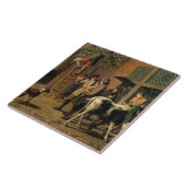 Die vier Jahreszeiten, Herbst (Öl auf Leinwand) Fliese (Seite)