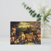 Die vier Jahreszeiten: Herbst Postkarte (Stehend Vorderseite)