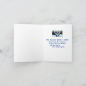 Die vier Jahreszeiten lehren Karte (Innenseite)