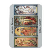 Die vier Jahreszeiten Magnet (Vertikal)