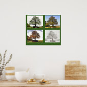 Die vier Jahreszeiten Poster (Küche)