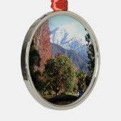 Die vier Jahreszeiten Silbernes Ornament (Rechts)