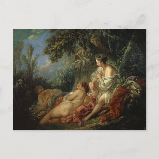 Die vier Jahreszeiten, Sommer - François Boucher Postkarte (Vorderseite)