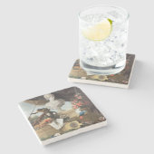 Die vier Kontinente: Europa, 1722 (Öl auf Steinuntersetzer (Seitenansicht)