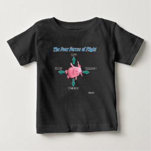 DIE VIER KRÄFTE DES FLUGS VON Sandra Boynton Baby T-shirt