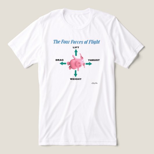 DIE VIER KRÄFTE DES FLUGS VON Sandra Boynton Tri-Blend Shirt (Design Vorderseite)