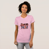 Die vier Künstlerfreunde T-Shirt (Vorne ganz)