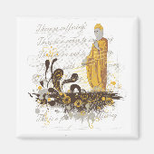 Die vier noblen Wahrheiten Magnet (Vorne)