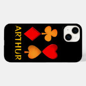 Die vier personalisierten Anzüge Case-Mate iPhone Hülle (Rückseite (Horizontal))