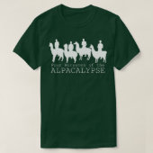 Die vier Pferde der Alpacalypse T-Shirt (Design vorne)