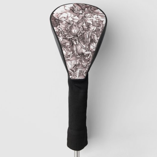 Die vier Pferde der Apokalypse (Dürer, 1498) Golf Headcover (Vorderseite)