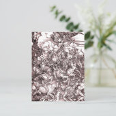 Die vier Pferde der Apokalypse (Dürer, 1498) Postkarte (Stehend Vorderseite)