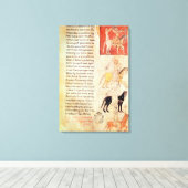 Die vier Pferde der Apokalypse Leinwanddruck (Insitu (Holzboden))