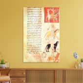 Die vier Pferde der Apokalypse Leinwanddruck (Insitu (Wohnzimmer))