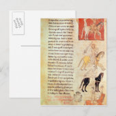 Die vier Pferde der Apokalypse Postkarte (Vorne/Hinten)