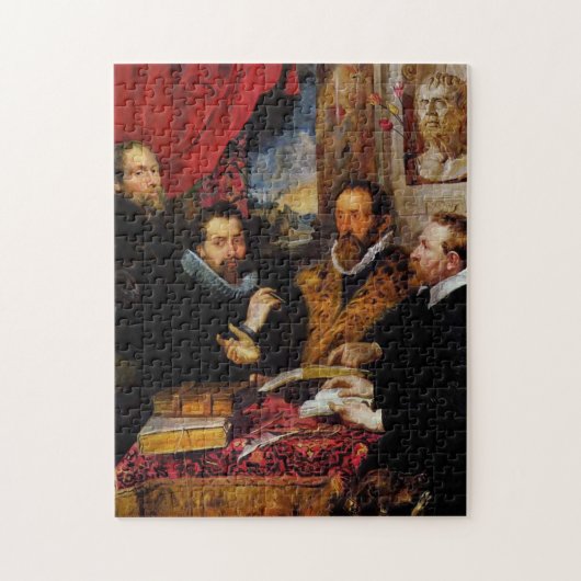 Die vier Philosophen von Peter Paul Rubens Puzzle (Vertikal)