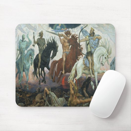 Die vier Reiter der Apokalypse Mousepad (Mit Mouse)